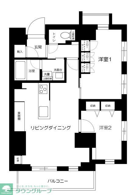 文京区本郷のマンションの間取り