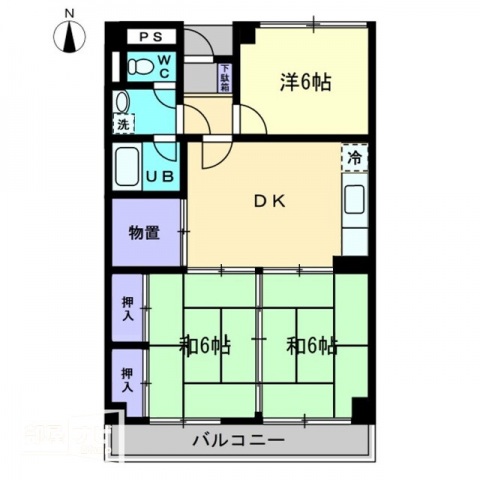 【カーサ松村の間取り】