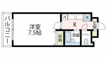 川崎市多摩区登戸新町のマンションの間取り