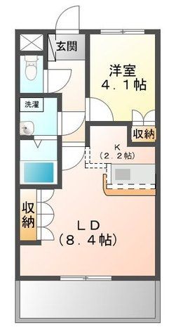 日高市大字原宿のアパートの間取り