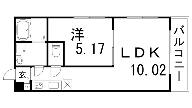 プレジール志筑の間取り