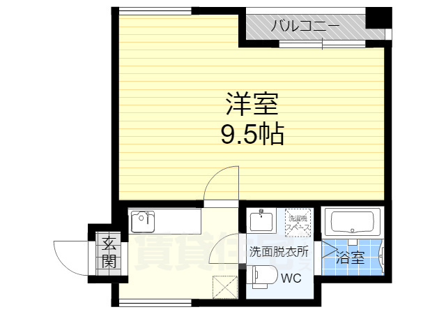 GARNET RESIDENCE 北野白梅一番の間取り