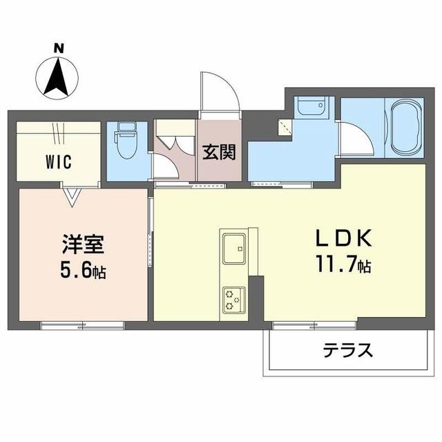 シャーメゾン　星の小径Iの間取り