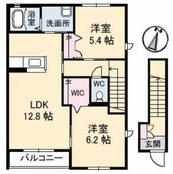 カンフォーレの間取り