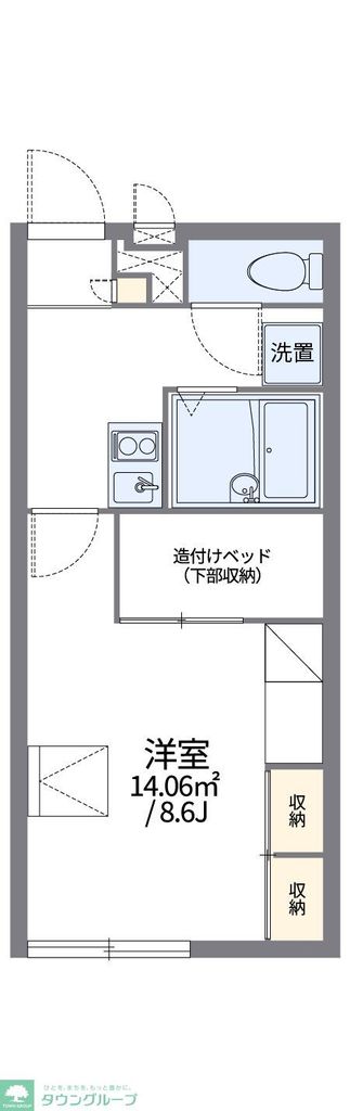 レオパレスマツザワの間取り