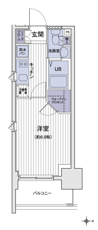 エスティメゾン大島の間取り