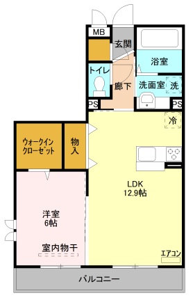 ラフィーネ(北坂戸)の間取り