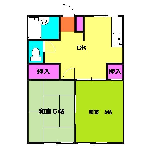 東京都町田市成瀬５（アパート）の賃貸物件の間取り