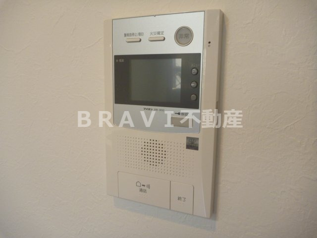 セキュリティ　【プレジオ本町】モニター付きインターホン