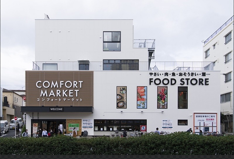 スーパー　COMFORT MARKET(コンフォート マーケット) 西（スーパー）まで218m