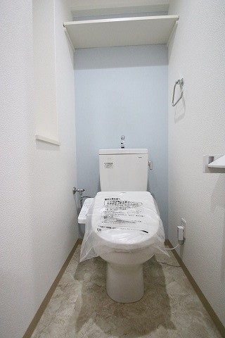 トイレ　同物件別号室の写真