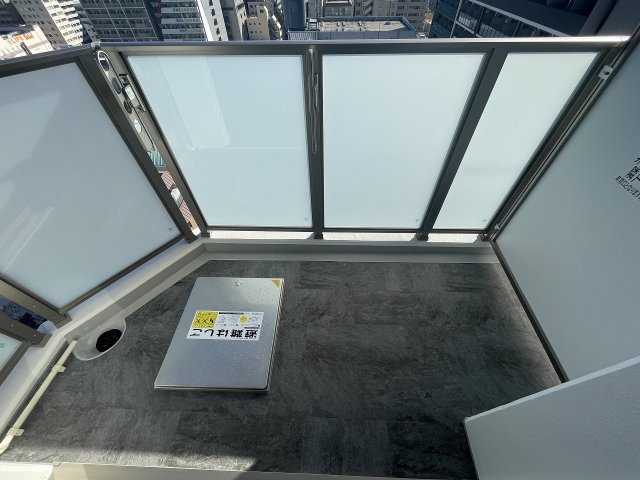 バルコニー　落ち着いた時間を過ごせるバルコニーです