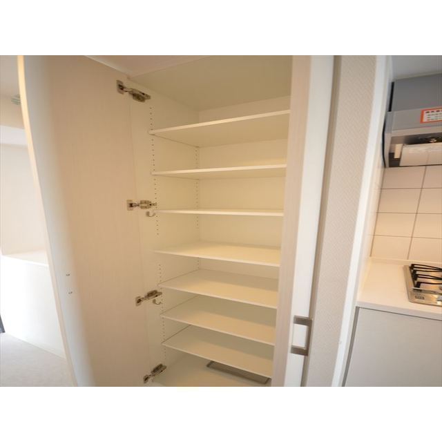 収納　十分な収納スペースがあります