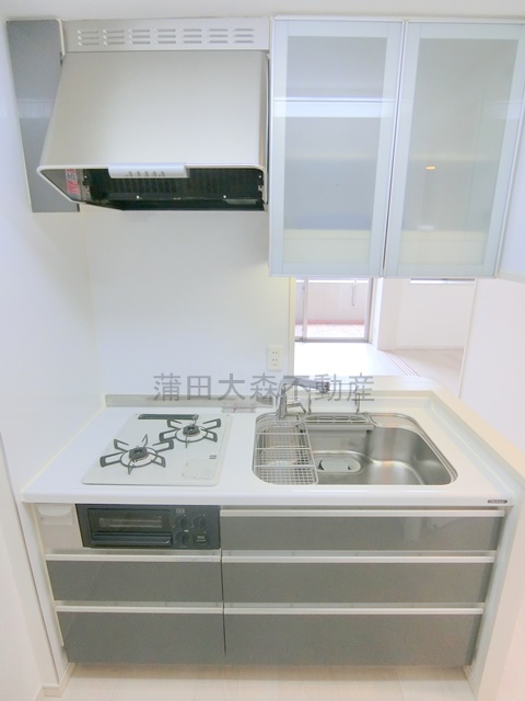 キッチン　2口ガスグリル付キッチン