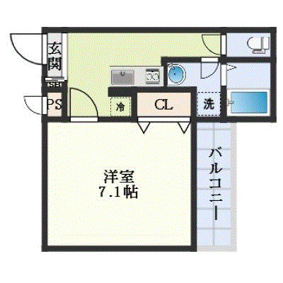 AILE柴島の間取り写真