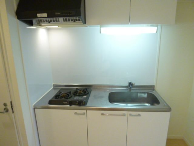 キッチン　２口ガスシステムキッチン
