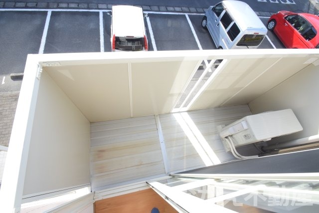 バルコニー　落ち着いた時間を過ごせるバルコニーです