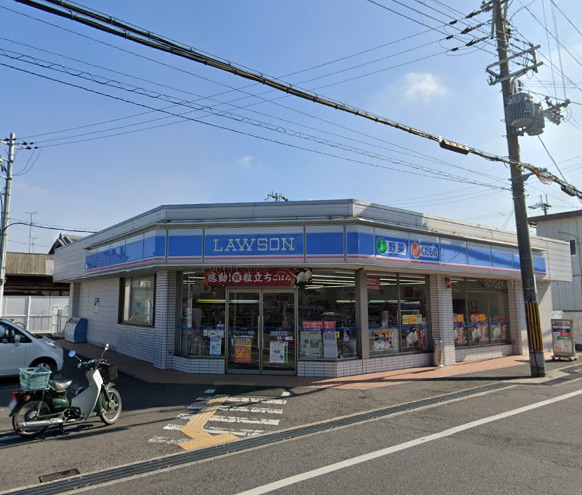コンビニ　ローソン 岸和田岡山町店（コンビニ）まで282m