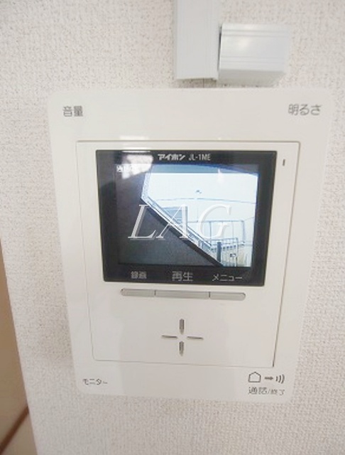 セキュリティ　モニター付きインターフォンです。