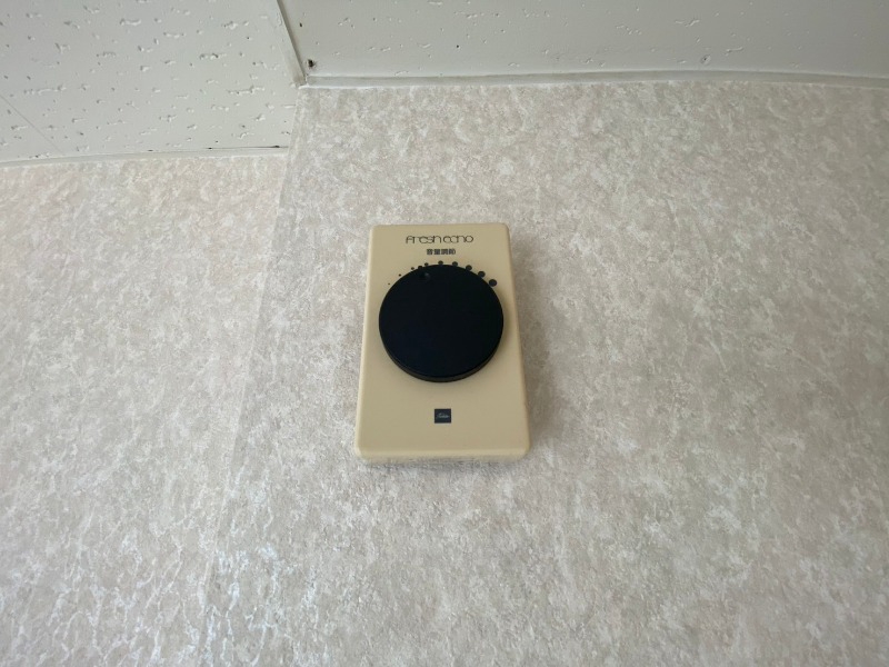 セキュリティ　来客時にはこちらのチャイムで知らせてくれます。