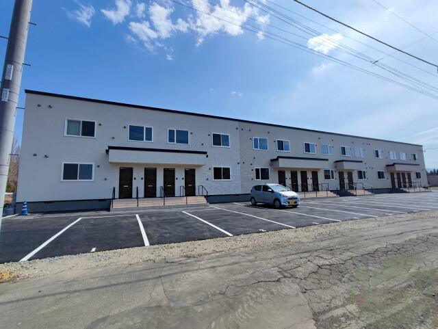 建物外観　札幌市北区新川西四条「ＡｔｌａｎｔｉｓＳｈｉｎｋａｗａ」