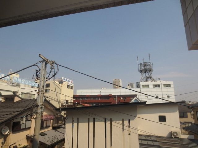 眺望　東向きのお部屋です。