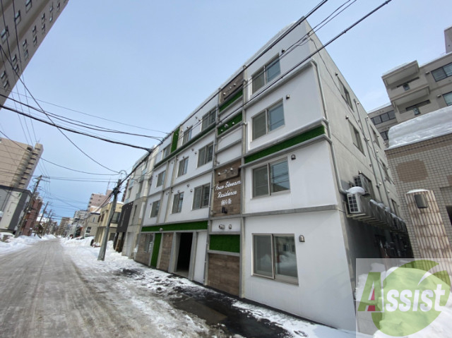 建物外観　中央区南６条「ＦｏｕｒＳｔｒｅａｍＲｅｓｉｄｅｎｃｅ南６条」