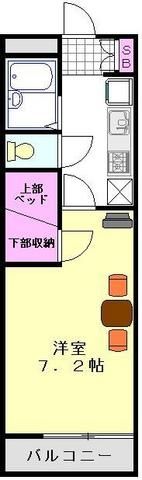 レオパレスモンジュイの間取り写真