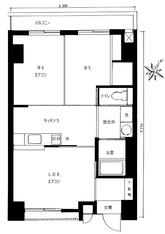 第3ストークマンションの間取り写真