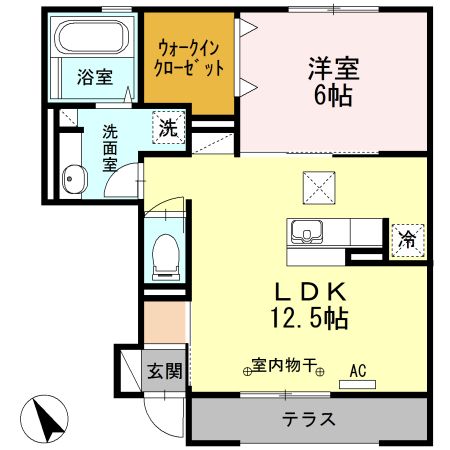 ＪＲ相模線 香川駅 徒歩10分 2階建 築11年の間取り写真