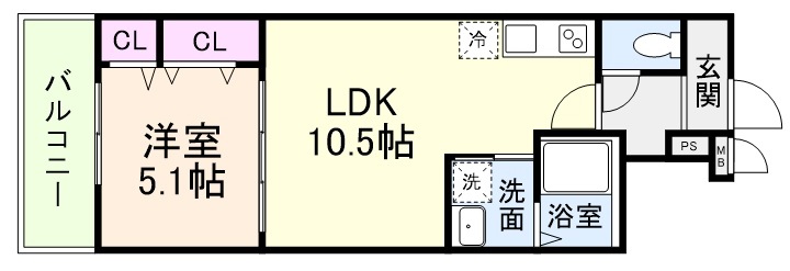 近鉄南大阪線 針中野駅 徒歩9分 3階建 新築の間取り写真