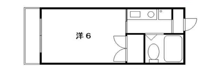 阪神本線 深江駅 徒歩9分 4階建 築42年の間取り写真
