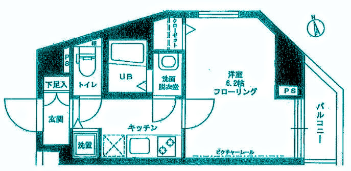 ステージファースト池尻大橋の間取り写真