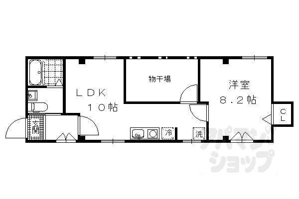 フォース肥後町の間取り写真