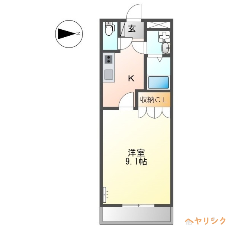 エスタシオンの間取り写真