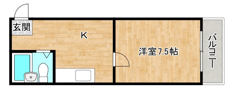 トゥリオーニ鶴橋の間取り写真