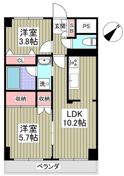 パークビュー北本の間取り写真