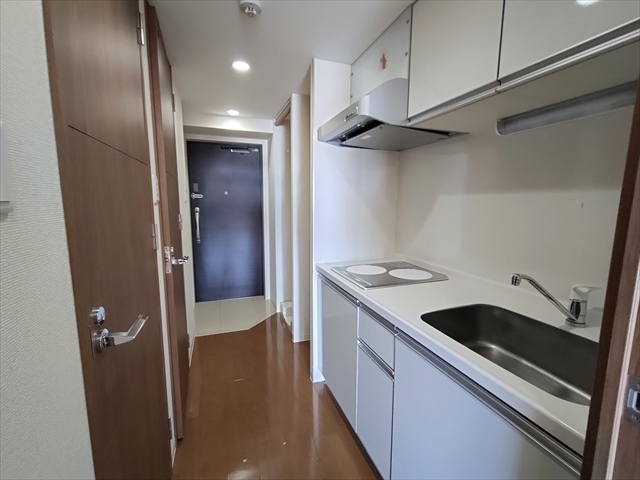 キッチン　2口のIHコンロ