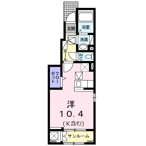 カーサマローネIの間取り