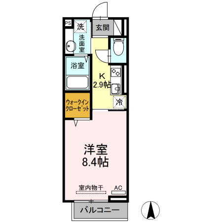 Ｄ-ｒｏｏｍ本町の間取り