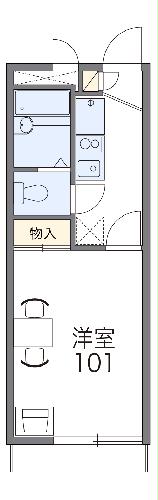 レオパレス森の間取り