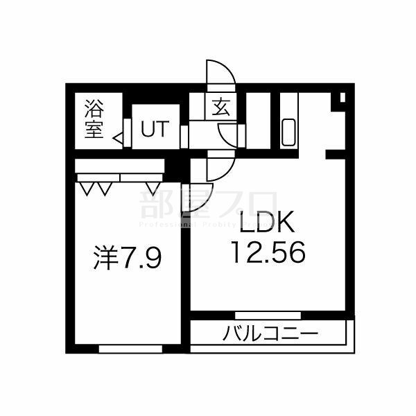 札幌市西区福井のマンションの間取り