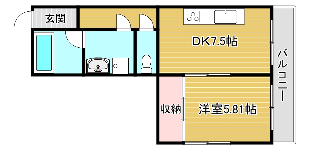 サンマルコ壱番館の間取り