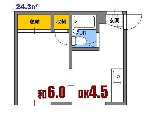 ハイツLAの間取り