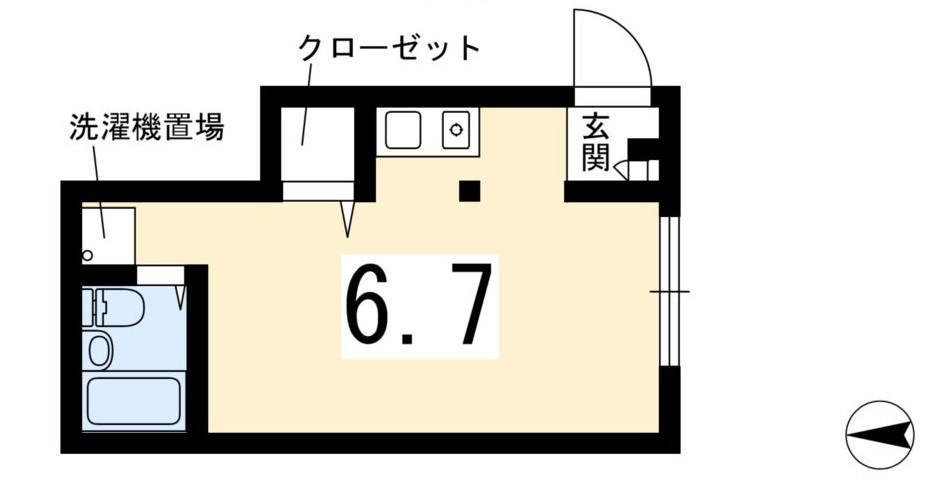 スズランハイツの間取り