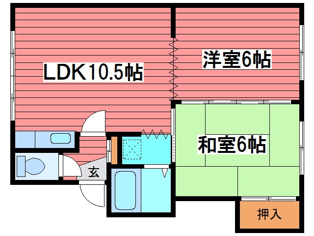 壱番館の間取り