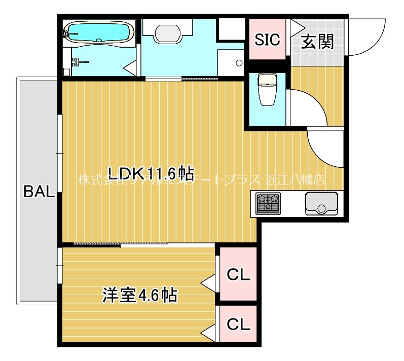 アイル東近江の間取り