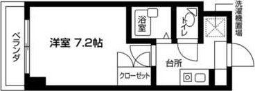 カレッジコート富士見の間取り