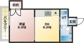 北海道札幌市中央区南六条西２４（マンション）の賃貸物件の間取り
