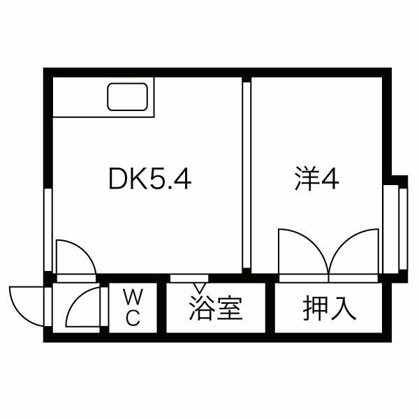 北海道札幌市西区琴似三条７（アパート）の賃貸物件の間取り
